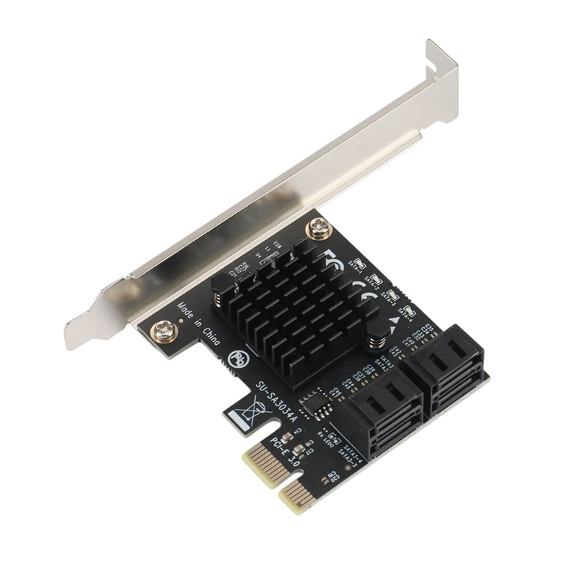 Плата расширения PCI-E 4X-SATA 3,0, 4 порта, полноскоростное расширение передачи данных, жесткий диск IPFS для Win7 / 8 / 10 / Linux
Плата расширения PCI-E 4X-SATA 3,0, 4 порта, полноскоростное расширение передачи данных, жесткий диск IPFS для Win7 / 8 / 10 / Linux