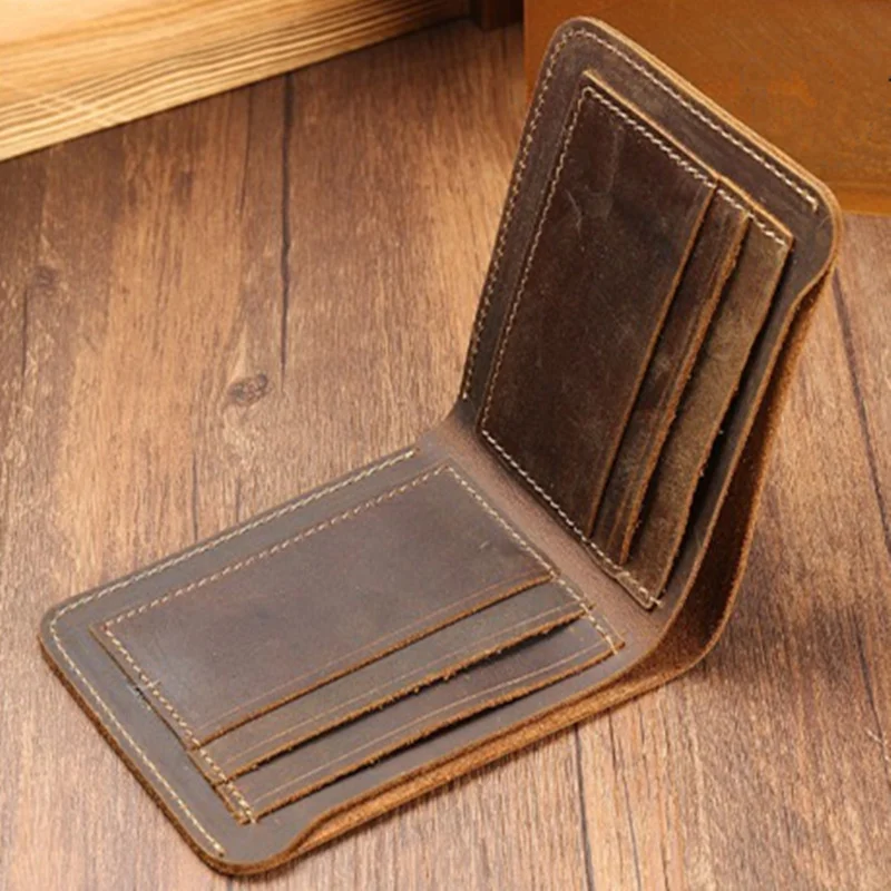 2019 New Fashion Men's Wallet Leather Short Paragraph Retro Casual Wallet Coin Purse High Quality Card Holder Bag For Hot Sale
2019 New Fashion Men's Wallet Leather Short Paragraph Retro Casual Wallet Coin Purse High Quality Card Holder Bag For Hot Sale