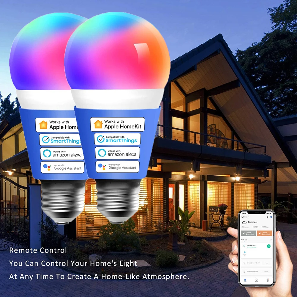 E27 E26 B22 Wifi умный светильник лампочка LED RGB светильник накаливания с регулируемой яркостью Светодиодная лампа приложение Управление лампы ...
E27 E26 B22 Wifi умный светильник лампочка LED RGB светильник накаливания с регулируемой яркостью Светодиодная лампа приложение Управление лампы ...