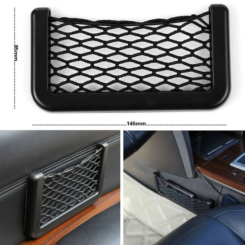 Car Net Bag Elastic Side Door Storage Pocket Auto Phone Holder Bags Organizer 15*8 Cm Can Hold Mobile Phones, Drinks Car Accesso
Car Net Bag Elastic Side Door Storage Pocket Auto Phone Holder Bags Organizer 15*8 Cm Can Hold Mobile Phones, Drinks Car Accesso