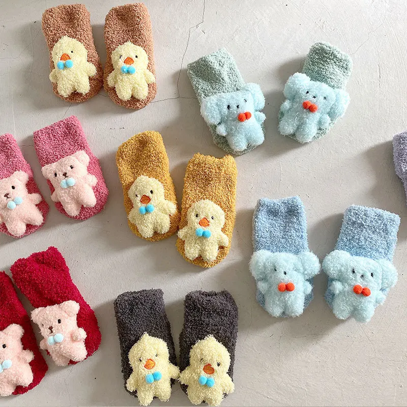 Autumn Winter Baby Socks Thick Knee-Length Coral Fleece Socks Children's Socks Non-Slip Warm Cute Doll Socks for Baby
Autumn Winter Baby Socks Thick Knee-Length Coral Fleece Socks Children's Socks Non-Slip Warm Cute Doll Socks for Baby
