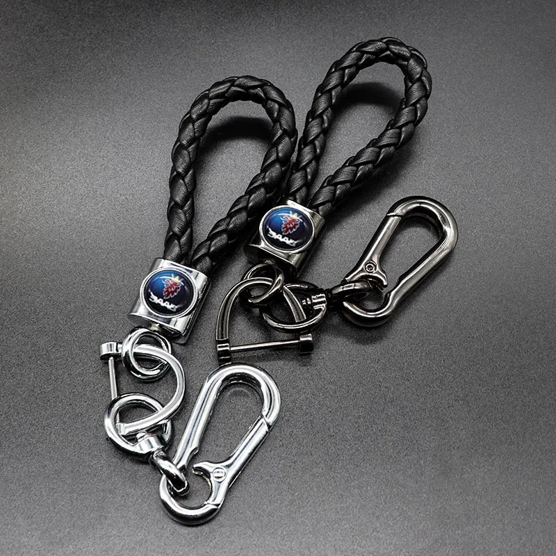 Auto parts Metal 360 Degree Rotating Key Chain 3D business leather braided rope keychain for SAAB-logo
Auto parts Metal 360 Degree Rotating Key Chain 3D business leather braided rope keychain for SAAB-logo