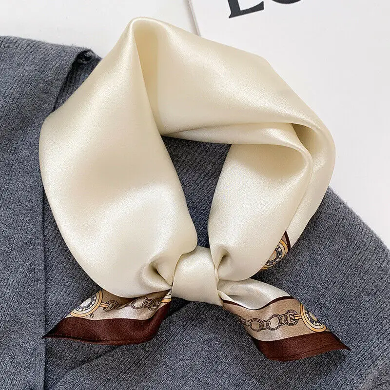100% Silk Scarf Bandana Women Fashion Solid Color Kerchief Neck Hairband Square Headscarf Turban 53*53cm
100% Silk Scarf Bandana Women Fashion Solid Color Kerchief Neck Hairband Square Headscarf Turban 53*53cm