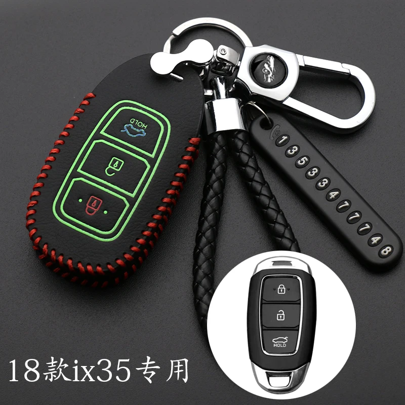 Luminous leather Car Key Case For Hyundai i30 Ix35 KONA Encino Solaris Azera Grandeur Ig Accent Santa Fe Palisade 2017 2018
Luminous leather Car Key Case For Hyundai i30 Ix35 KONA Encino Solaris Azera Grandeur Ig Accent Santa Fe Palisade 2017 2018