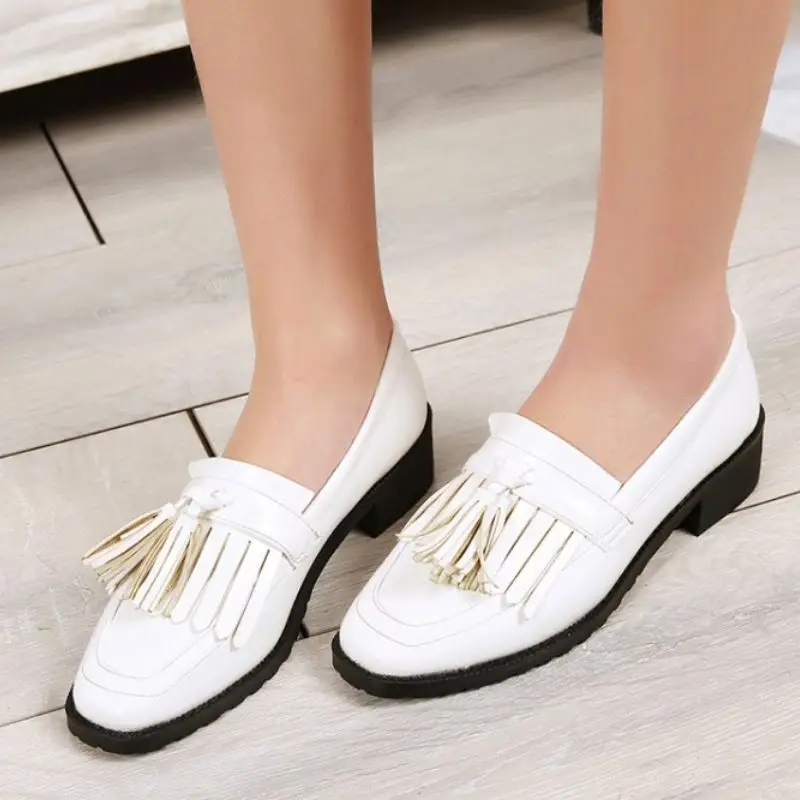 RIZABINA New Size 33-43 Women Flat Shoes Tassels Round Toe Women Shoes Fashion Sweet Shoes Women Daily Vacation Ladies Footwear
RIZABINA New Size 33-43 Women Flat Shoes Tassels Round Toe Women Shoes Fashion Sweet Shoes Women Daily Vacation Ladies Footwear