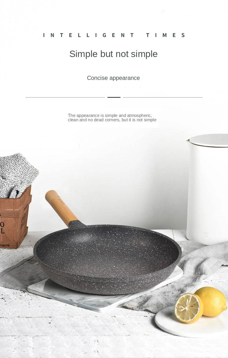 Maifanshi frying pan non stick pan new Chinese style pan frying boiler stove dual purpose frying pan wholesale
Maifanshi frying pan non stick pan new Chinese style pan frying boiler stove dual purpose frying pan wholesale