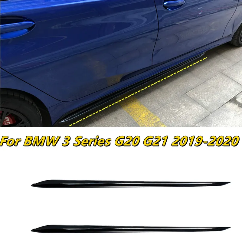 1Pair Car Side Skirts For BMW 3 Series G20 G21 2019-2020 Car Side Spoiler Bright ABS Wing Car Styling Car Exterior Accessories
1Pair Car Side Skirts For BMW 3 Series G20 G21 2019-2020 Car Side Spoiler Bright ABS Wing Car Styling Car Exterior Accessories