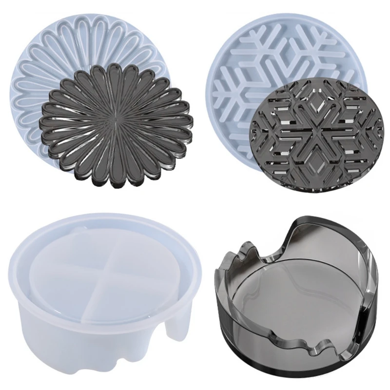Coaster Epoxy Resin Mold Round Cup Mat Storage Box Silicone Mould DIY Crafts Ornaments Home Decorations Casting Tools
Coaster Epoxy Resin Mold Round Cup Mat Storage Box Silicone Mould DIY Crafts Ornaments Home Decorations Casting Tools