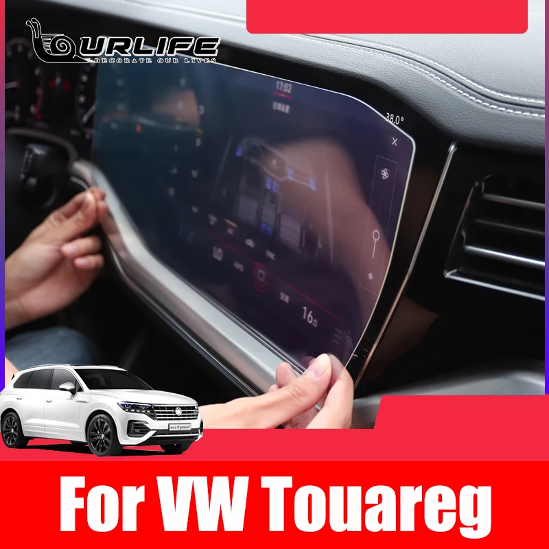 

Navigation Screen Film Cover LCD Display Screen Cover Dashboard Panel Digital Cockpit For Volkswagen VW Touareg 2019 2020 2021