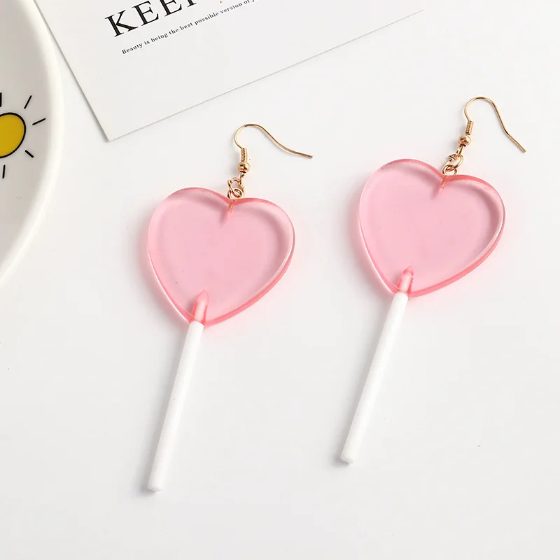European and American Fashion Jewelry Sweet Candy-colored Love Lollipop Ear Hook Earrings Accessories Fashion Jewelry
European and American Fashion Jewelry Sweet Candy-colored Love Lollipop Ear Hook Earrings Accessories Fashion Jewelry