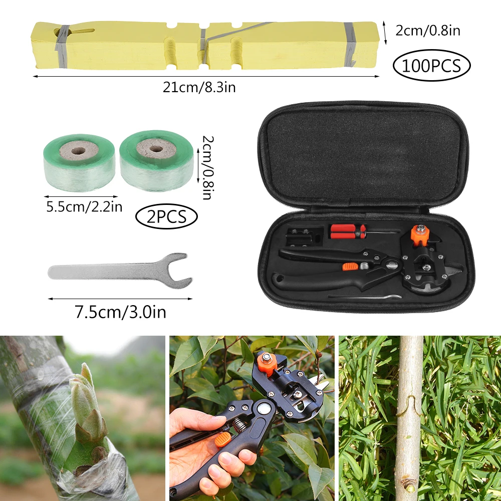Grafting Pruner Garden Grafting Tool Professional Branch Cutter Secateur Pruning Plant Shears Boxes Fruit Tree Grafting Scissor
Grafting Pruner Garden Grafting Tool Professional Branch Cutter Secateur Pruning Plant Shears Boxes Fruit Tree Grafting Scissor
