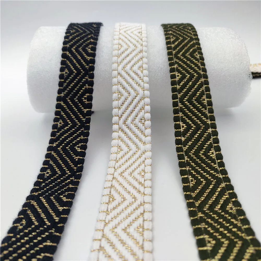 Thin Soft Gold Thread Cotton Exclusive Webbing 2.5cm Wide Decorative Ribbon For Hat Clothing Accessories Sewing Lace Trim 1Yard
Thin Soft Gold Thread Cotton Exclusive Webbing 2.5cm Wide Decorative Ribbon For Hat Clothing Accessories Sewing Lace Trim 1Yard