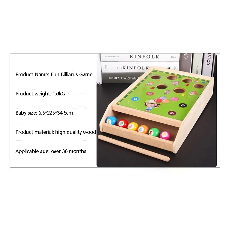Tabletop Ball Billiards Toy Wooden Billiard Game Toys Exercise Their Attention Billiard Color Matching Cognition Toys
Tabletop Ball Billiards Toy Wooden Billiard Game Toys Exercise Their Attention Billiard Color Matching Cognition Toys