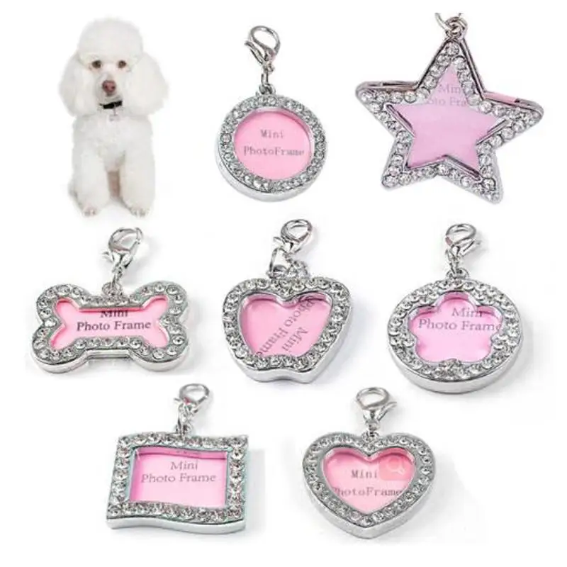 Fashion Silver Bone Heart Dog Tag Collar Pendant Necklace Crystal Decorated DIY Hand writing Pet Dog Information Board Tag
Fashion Silver Bone Heart Dog Tag Collar Pendant Necklace Crystal Decorated DIY Hand writing Pet Dog Information Board Tag