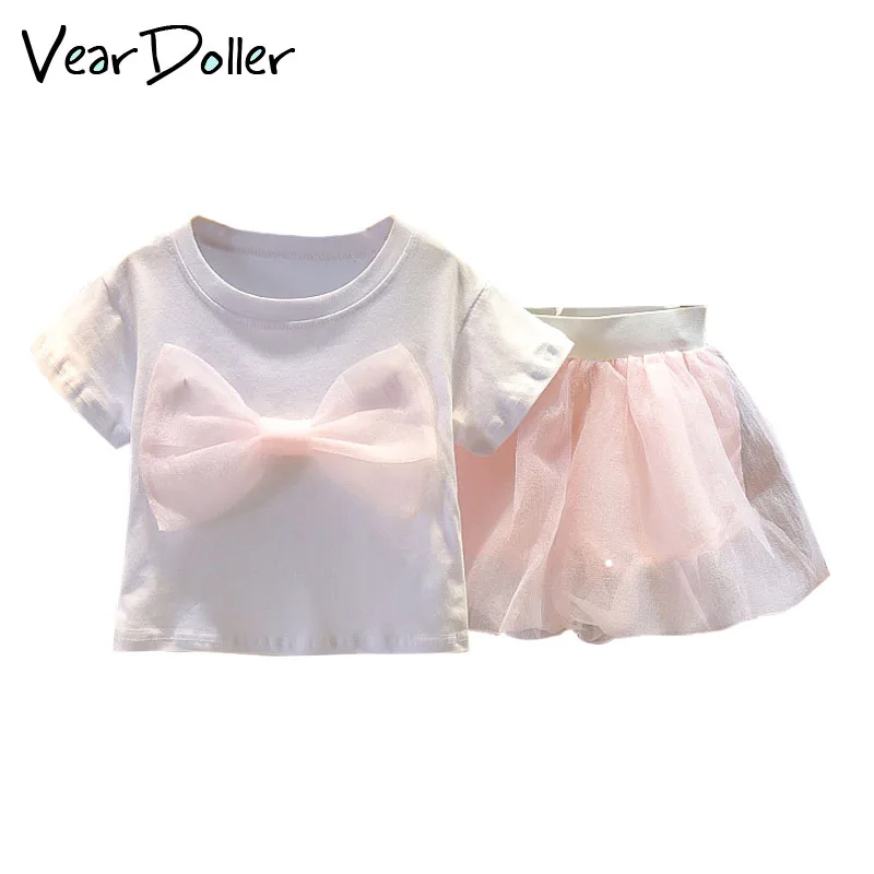 VearDoller Children's Sets Summer New Fashion Kids Clothing Cute Bow T-shirt + Skirt Two-pieces Set 1-4Years Girls Clothing Sets
VearDoller Children's Sets Summer New Fashion Kids Clothing Cute Bow T-shirt + Skirt Two-pieces Set 1-4Years Girls Clothing Sets