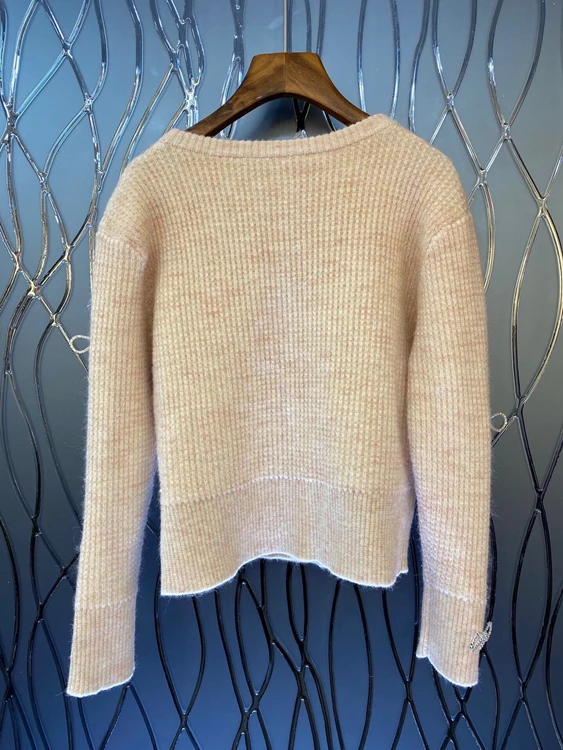 2020 fall/winter new fashion women's V-neck bow tie diamond-decorated long-sleeved cardigan sweater 1124
2020 fall/winter new fashion women's V-neck bow tie diamond-decorated long-sleeved cardigan sweater 1124