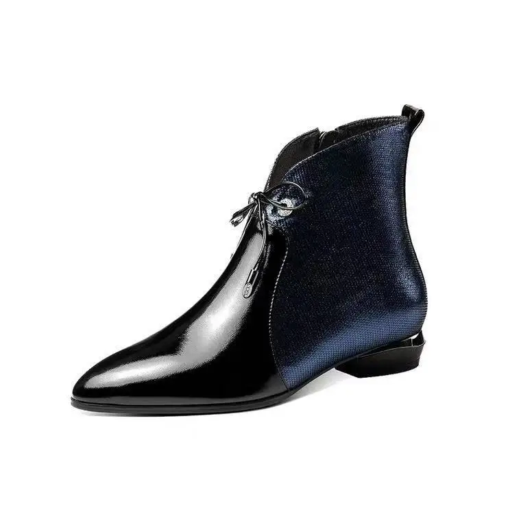 hot5 winter Ankle Boots Women Winter Single Shoes Plus Velvet Low-heeled PU Leather Pointed Thick Fashion Woman Boots
hot5 winter Ankle Boots Women Winter Single Shoes Plus Velvet Low-heeled PU Leather Pointed Thick Fashion Woman Boots