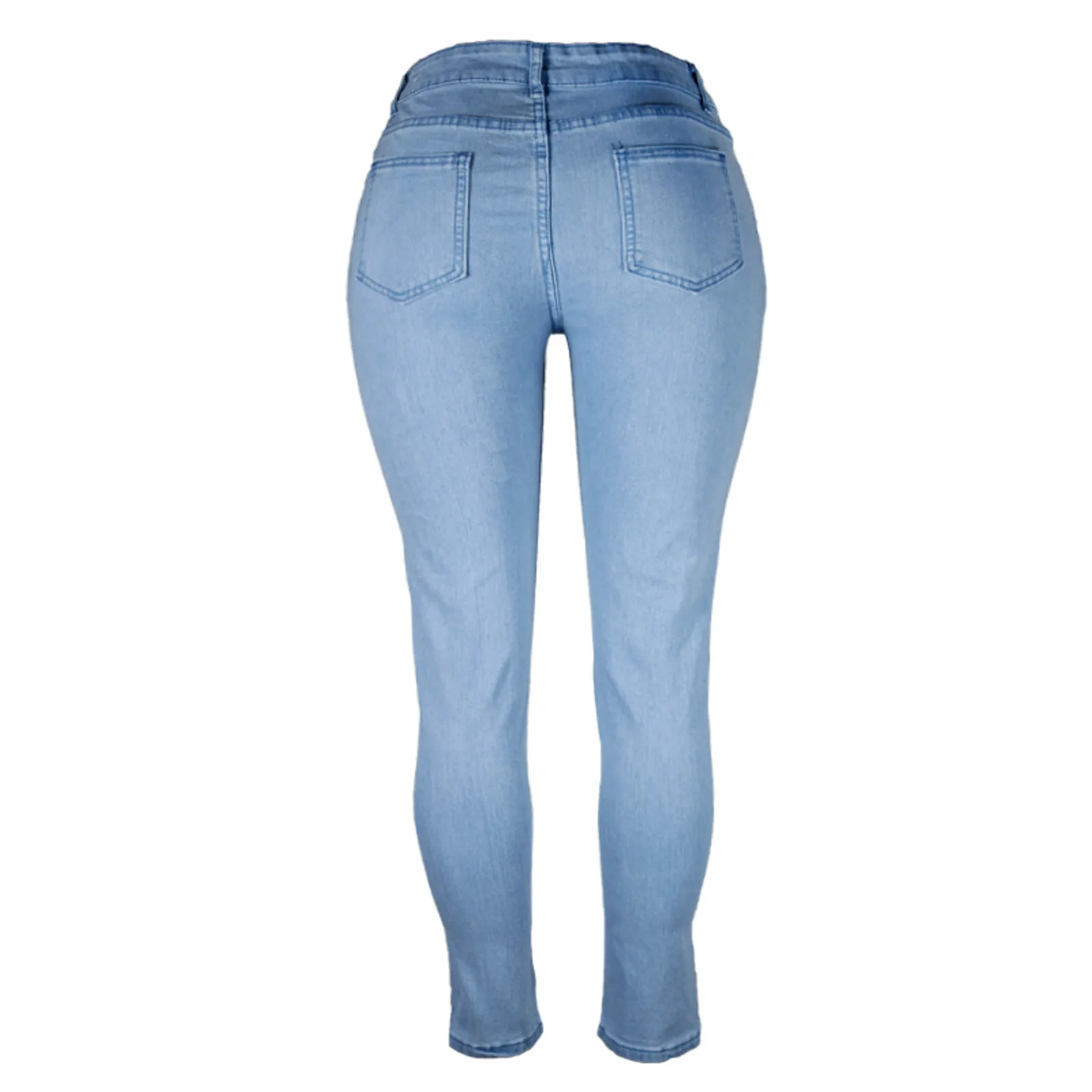 Women's 2021 New Fashion Simple And Casual Plus Size Solid Color Pockets High-Waisted Slimming Jeans Skinny Pencil Long Trousers
Women's 2021 New Fashion Simple And Casual Plus Size Solid Color Pockets High-Waisted Slimming Jeans Skinny Pencil Long Trousers