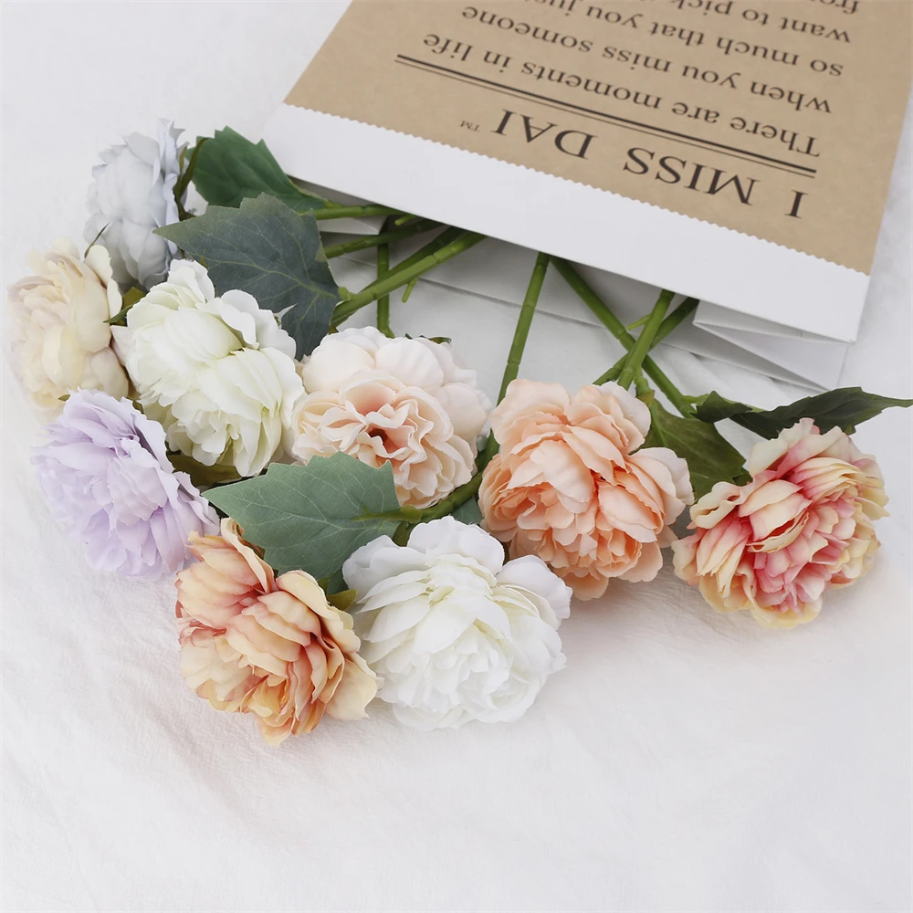 5PCS Pink Rose Artificial Peony Bouquet Peony Flowers Vase Bridal Bouquet Cheap Fake Flowers for Home Wedding Decoration Indoor
5PCS Pink Rose Artificial Peony Bouquet Peony Flowers Vase Bridal Bouquet Cheap Fake Flowers for Home Wedding Decoration Indoor