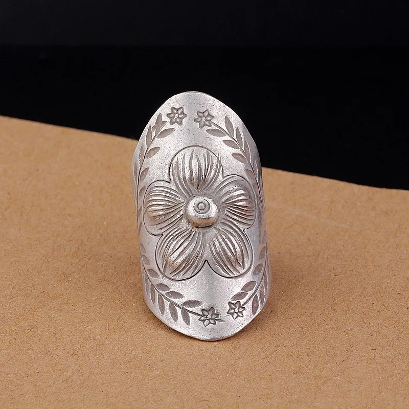 Amxiu Thailand Plum Flower Ring Handmade 925 Sterling Silver Ring Large Open Rings For Women Mother Anniversary Gift Accessories
Amxiu Thailand Plum Flower Ring Handmade 925 Sterling Silver Ring Large Open Rings For Women Mother Anniversary Gift Accessories