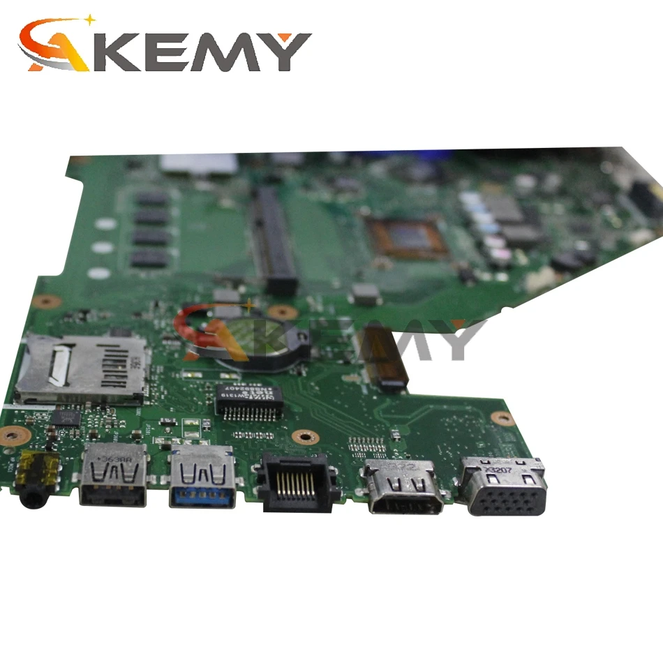 Материнская плата AKEMY X550CC ASUS X550CL X550VB X552C A550C A550V для ноутбука материнская с 1007U 2GB-ARM 2