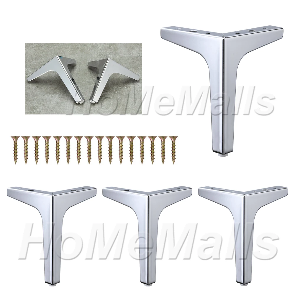 1 шт., сменные металлические ножки для мебели, серебристого цвета
1 шт., сменные металлические ножки для мебели, серебристого цвета