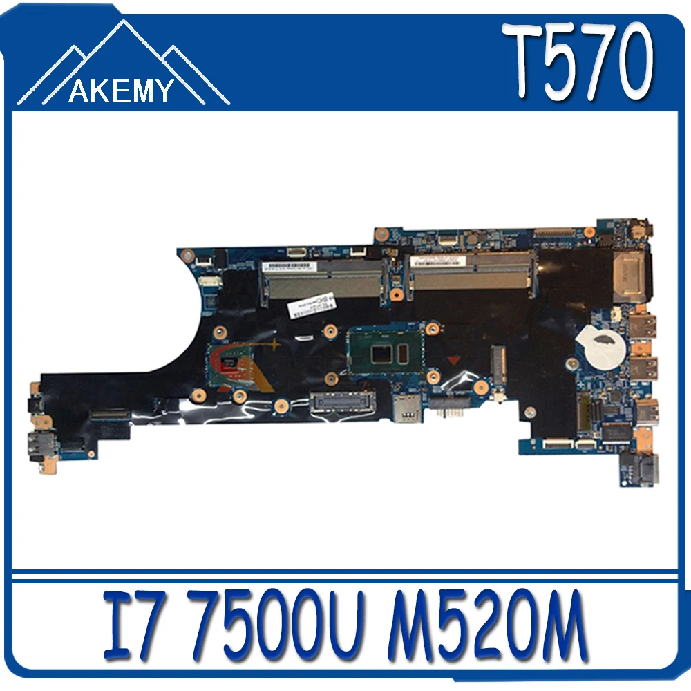 Akemy For Lenovo ThinkPad T570 P51S Notebook Motherboard FRU 02HL469 CPU I7 7500U GPU M520M 2GB DDR4 100% Test Work
Akemy For Lenovo ThinkPad T570 P51S Notebook Motherboard FRU 02HL469 CPU I7 7500U GPU M520M 2GB DDR4 100% Test Work