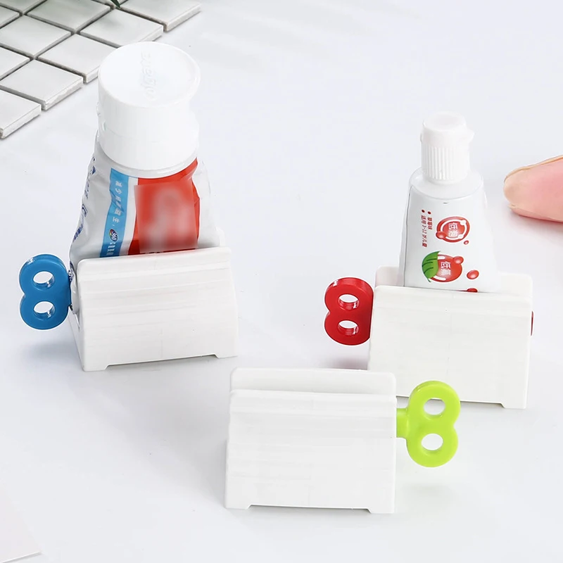 Rolling Tube Toothpaste Squeezer Toothpaste Dispenser Holder Stand Bathroom Products
Rolling Tube Toothpaste Squeezer Toothpaste Dispenser Holder Stand Bathroom Products