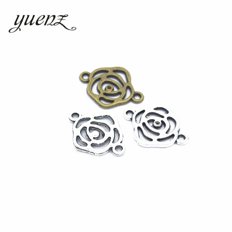 YuenZ 20pcsAlloy Charms Antique Silver color flower Pendants Jewelry Findings For DIY Handmade Jewelry Making 21*15mm Q125
YuenZ 20pcsAlloy Charms Antique Silver color flower Pendants Jewelry Findings For DIY Handmade Jewelry Making 21*15mm Q125
