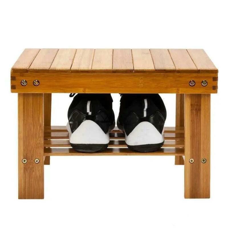 

Прочный нескользящий деревянный детский скамейка табурет бамбуковая Ванна сиденье подставка для ног США