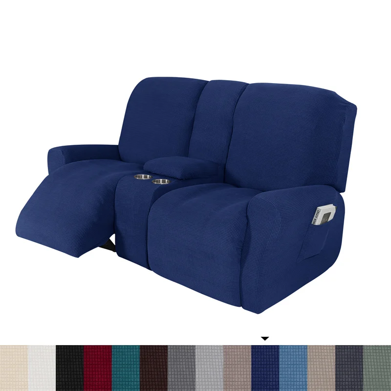 Чехол для кресла на 2 места с держателем для чашки, эластичный флисовый чехол для шезлонга, полноразмерный чехол для дивана в гостиную 
Чехол для кресла на 2 места с держателем для чашки, эластичный флисовый чехол для шезлонга, полноразмерный чехол для дивана в гостиную