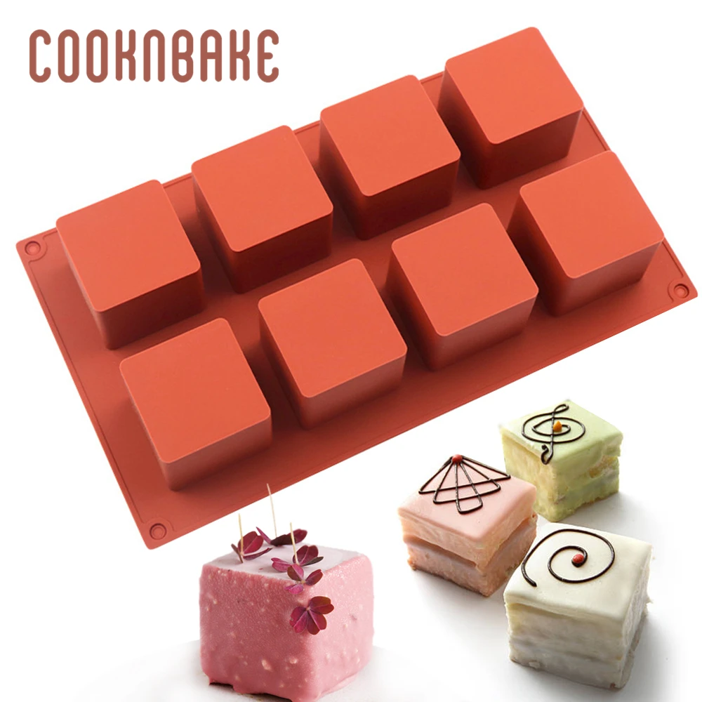 COOKNBAKE 3D квадратный силиконовый мусс инструмент для выпечки торта 8 ячеек шоколадный десерт форма для желе льда Сделай Сам мыло ручной работы...
COOKNBAKE 3D квадратный силиконовый мусс инструмент для выпечки торта 8 ячеек шоколадный десерт форма для желе льда Сделай Сам мыло ручной работы...