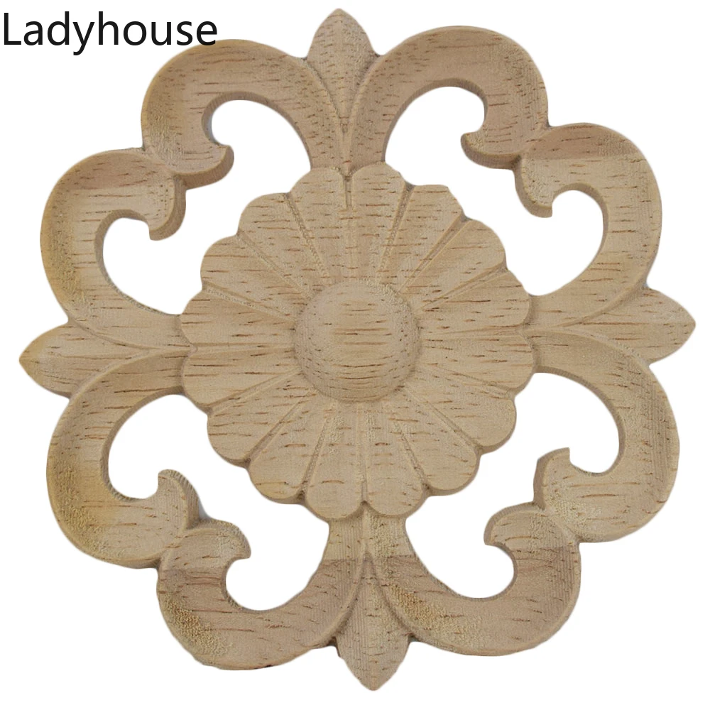 5PCS 10cm Vintage Unpainted Wood Carved Flower Decal Corner Onlay Applique Frame Home Furniture Wall Cabinet Door Decor Crafts
5PCS 10cm Vintage Unpainted Wood Carved Flower Decal Corner Onlay Applique Frame Home Furniture Wall Cabinet Door Decor Crafts