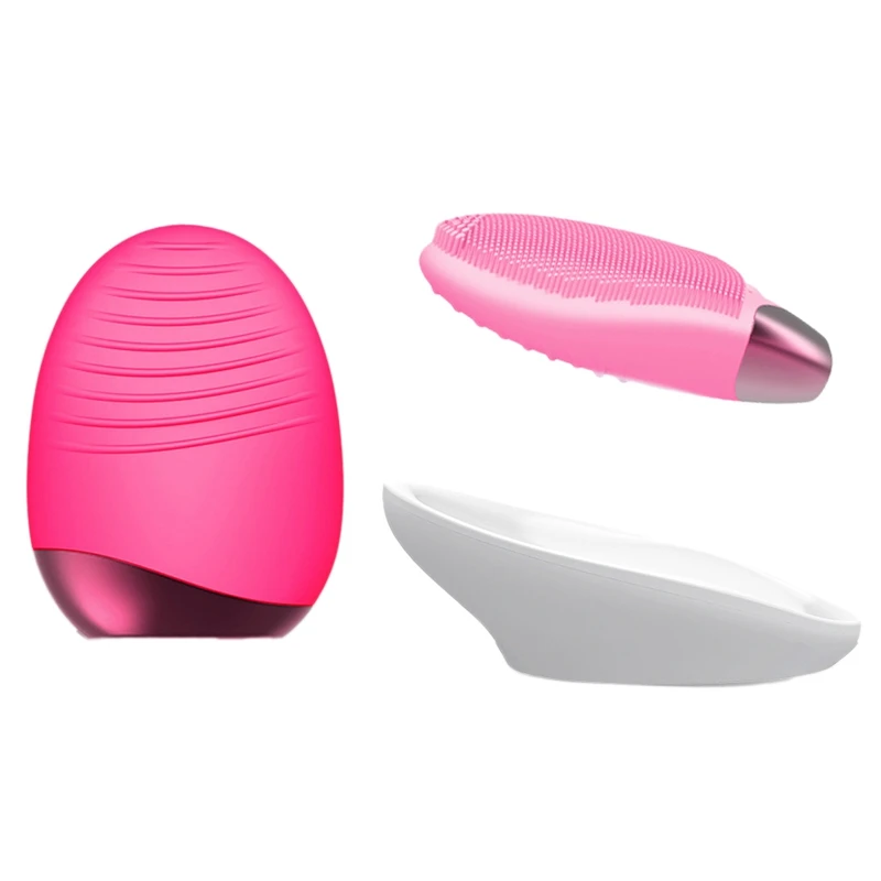 Ultrasonic Facial Cleansing Brush Wireless Charging Silicone Facial Brush Massager Face Exfoliator Brush
Ultrasonic Facial Cleansing Brush Wireless Charging Silicone Facial Brush Massager Face Exfoliator Brush