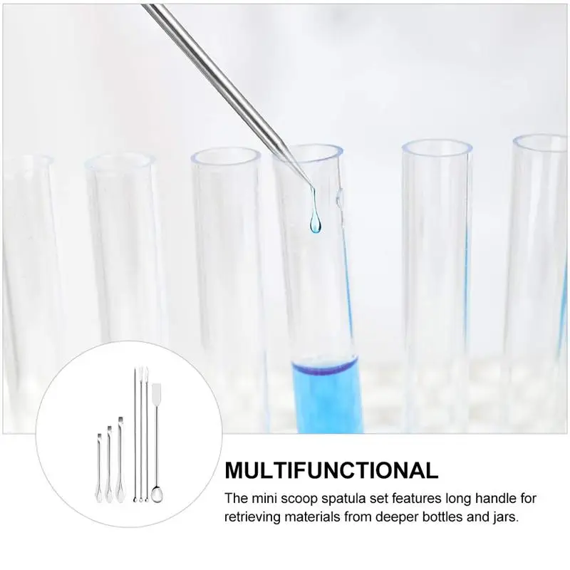 7Pcs Stainless Sampling Spoons Microscale Spoon Double-head Sampling Scoops
7Pcs Stainless Sampling Spoons Microscale Spoon Double-head Sampling Scoops