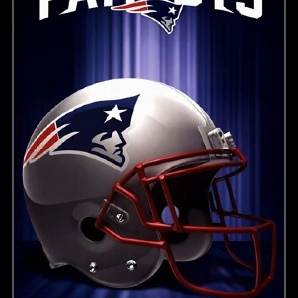 New England Patriots логотип 13 ламинированный и Обрамленный плакат печать (24x36)|Таблички