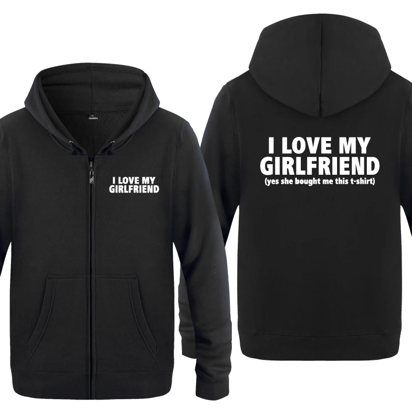 I Love My Girlfriend Sweatshirts Men 2018 Mens Zipper Hooded Fleece Hoodies Cardigans
I Love My Girlfriend Sweatshirts Men 2018 Mens Zipper Hooded Fleece Hoodies Cardigans
