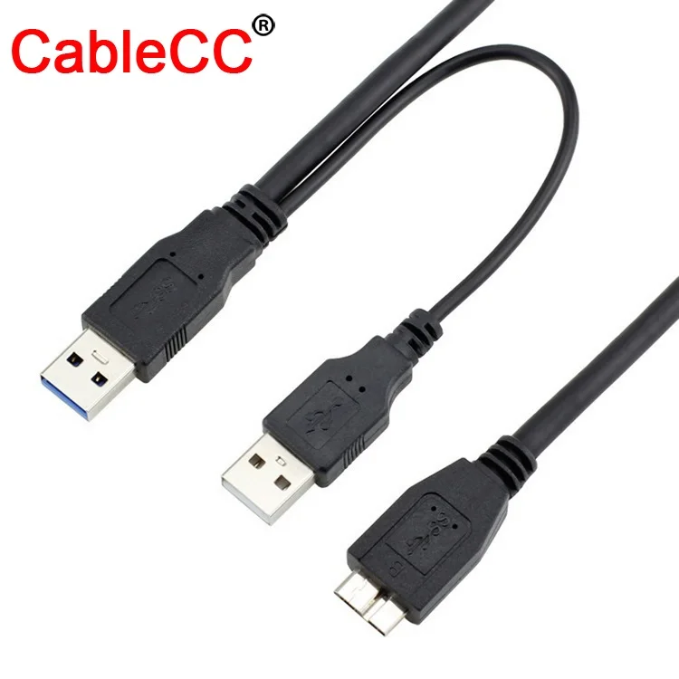 Zihan USB 3.0 Y Cable A Type Male to Micro USB 3.0 Male for External Hard Disk 0.5M
Zihan USB 3.0 Y Cable A Type Male to Micro USB 3.0 Male for External Hard Disk 0.5M