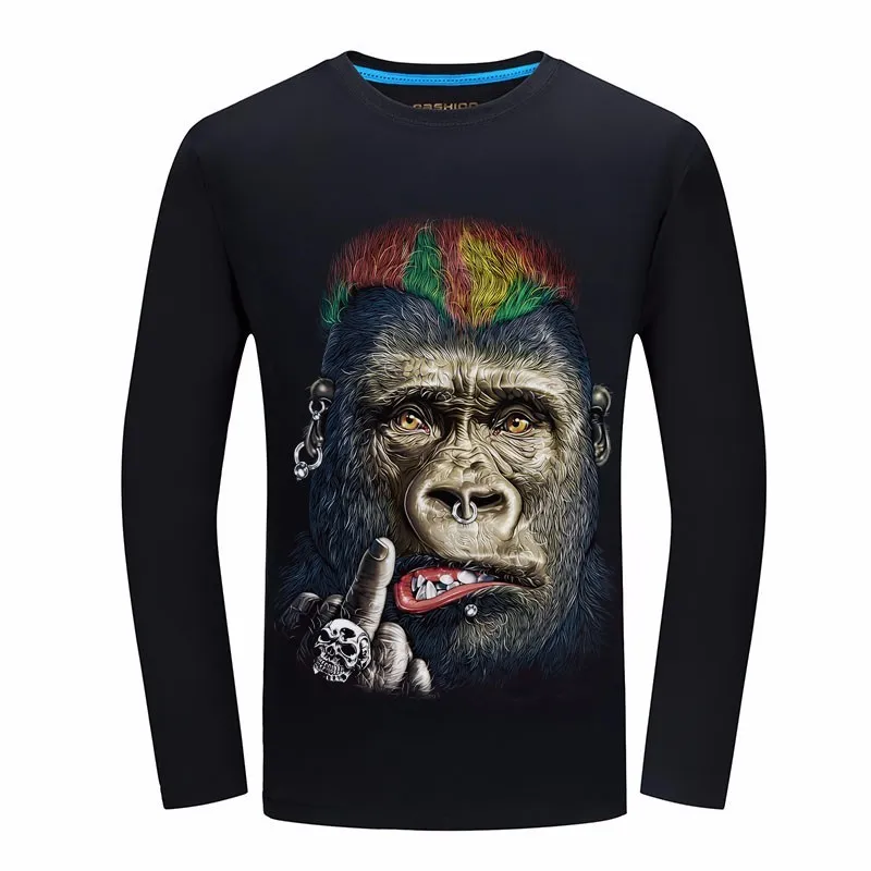 2021 Spring New Brand long sleeve 3d Printed funny t shirt chemise homme casual summer top streetwear Plus Size 6XL Factory sale
2021 Spring New Brand long sleeve 3d Printed funny t shirt chemise homme casual summer top streetwear Plus Size 6XL Factory sale