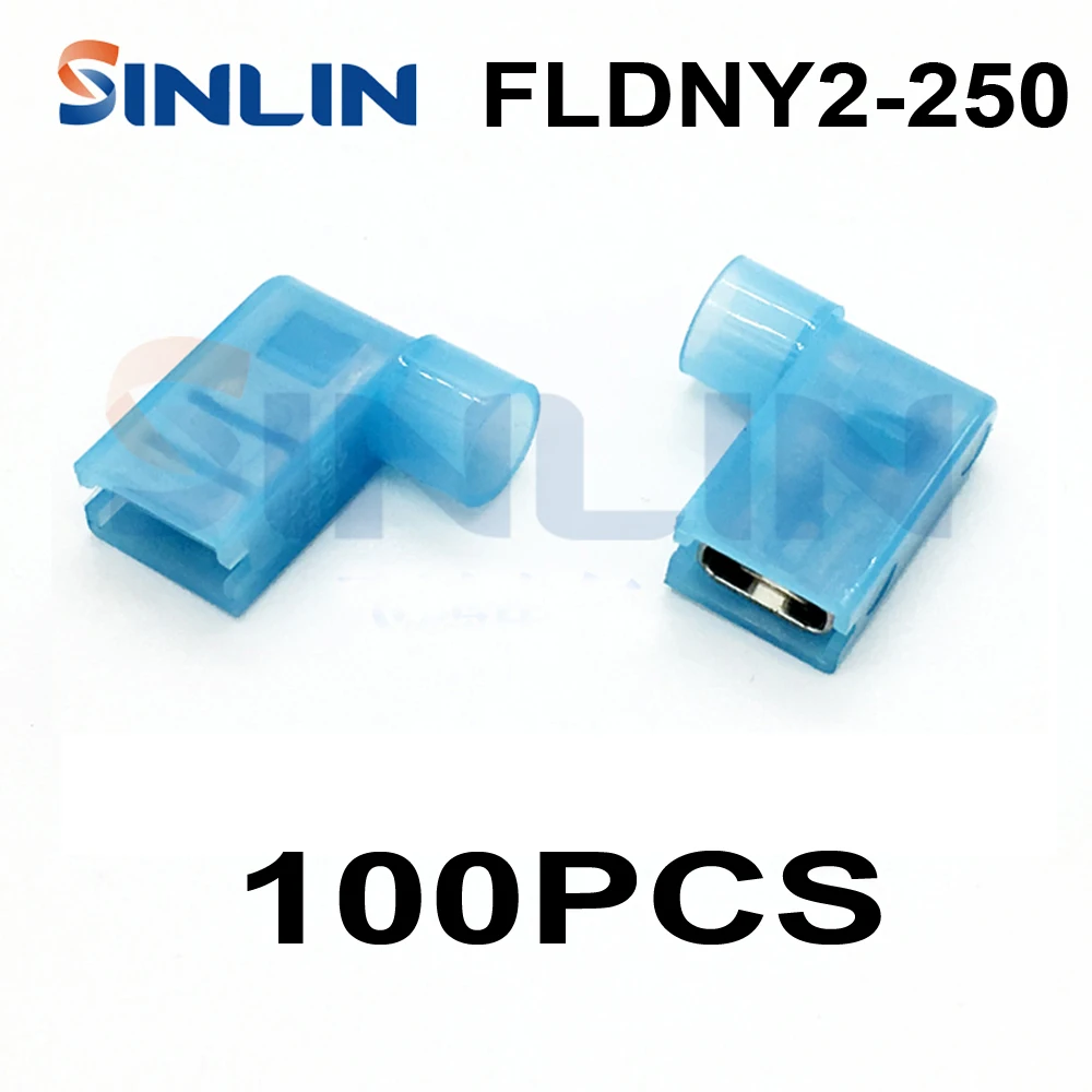 100PCS Crimp Terminals FLDNY2-250 Nylon Flag Female Terminal insulated flag 6.3 plug Right Angle Terminals 1.5-2.5mm 16-25AWG
100PCS Crimp Terminals FLDNY2-250 Nylon Flag Female Terminal insulated flag 6.3 plug Right Angle Terminals 1.5-2.5mm 16-25AWG
