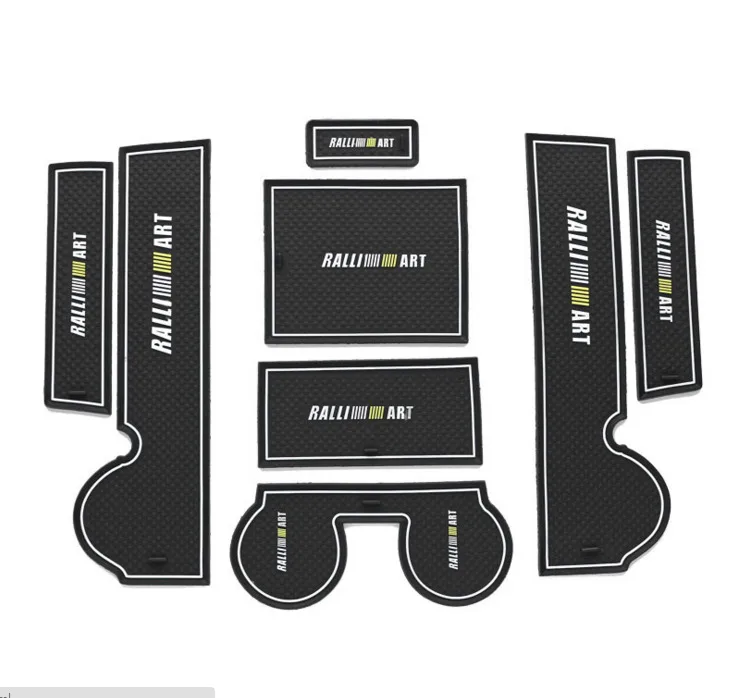 8Pcs RALLI ART Car Gate Slot Mat Cup Holder Rubber Mat Door Groove Latex Mat Fit For LANCER 2010-2015
8Pcs RALLI ART Car Gate Slot Mat Cup Holder Rubber Mat Door Groove Latex Mat Fit For LANCER 2010-2015