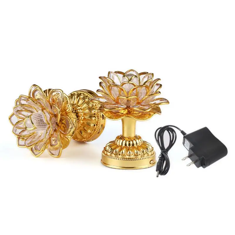 Lotus Flower Lights Buddha Bright Lamp LED Colorful Light Lotus Lanterns Buddha Prayer Machine Goddess Buddhist Music US Plug
Lotus Flower Lights Buddha Bright Lamp LED Colorful Light Lotus Lanterns Buddha Prayer Machine Goddess Buddhist Music US Plug