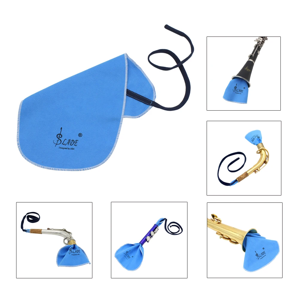 Фото Кларнет пикколо флейта Sax Saxphone чистящая ткань для внутренней трубы инструменты и