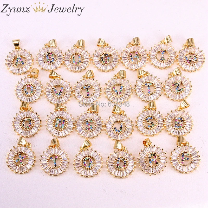 Copper Rainbow Cubic Zirconia A-Z 26 Letters Necklace Pendants Women's Fashion Jewelry Accessories
Copper Rainbow Cubic Zirconia A-Z 26 Letters Necklace Pendants Women's Fashion Jewelry Accessories
