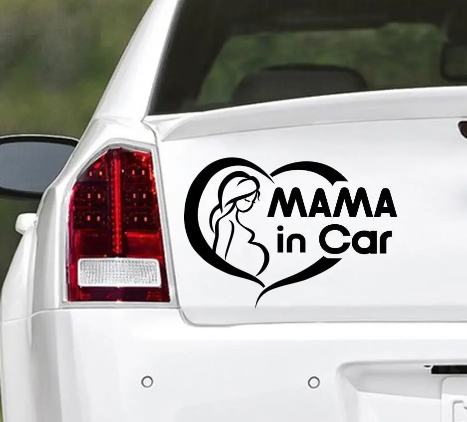 15*10.6cm Mama in Car ! Cute Vinyl Car Decal Sticker Cute Pregnant Woman Cute Interesting Fashion Sticker Decals
15*10.6cm Mama in Car ! Cute Vinyl Car Decal Sticker Cute Pregnant Woman Cute Interesting Fashion Sticker Decals