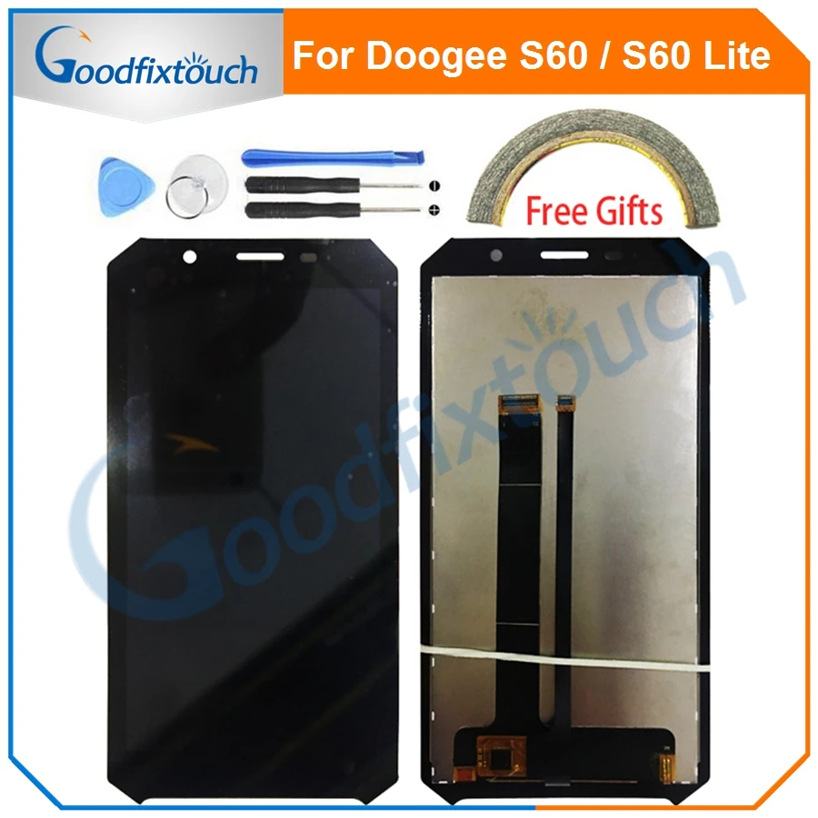 ЖК-экран для Doogee S60 S60 Lite, ЖК-дисплей + цифровой преобразователь экрана в сборе для Doogee S60 Mini, запасные части 5,2 дюйма
ЖК-экран для Doogee S60 S60 Lite, ЖК-дисплей + цифровой преобразователь экрана в сборе для Doogee S60 Mini, запасные части 5,2 дюйма