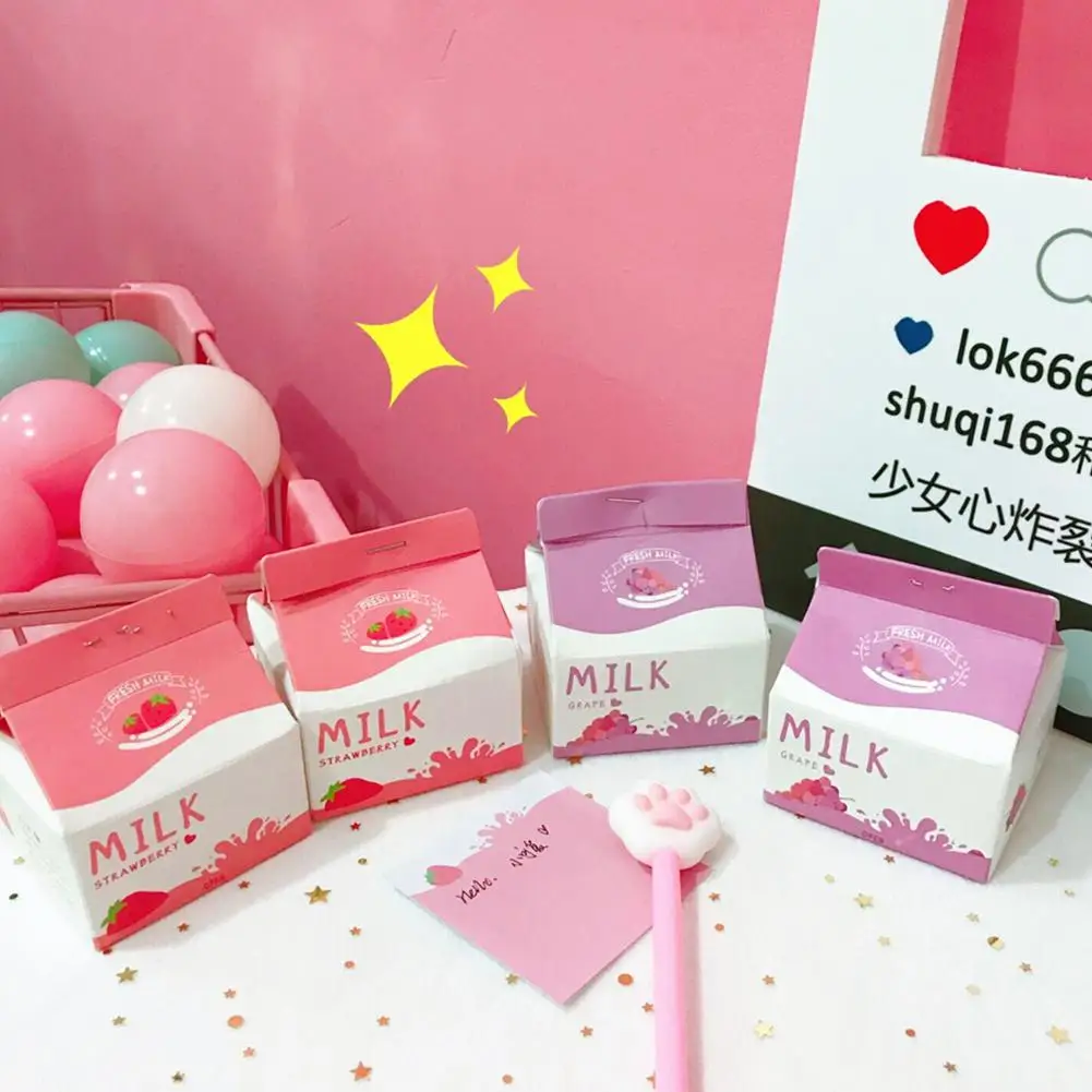Adeeing Portable Strawberry Milk Carton Design Cute Decorative Mobile Note Paper Stickers r20
Adeeing Portable Strawberry Milk Carton Design Cute Decorative Mobile Note Paper Stickers r20