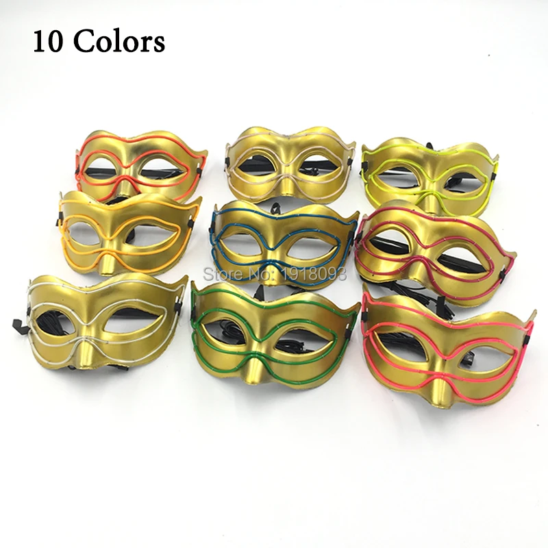 NEW Sound activated Halloween 10 Color New Fox Mask Novelty Lighting EL wire Masks LED Glowing Party DJ dance Carnival Mask
NEW Sound activated Halloween 10 Color New Fox Mask Novelty Lighting EL wire Masks LED Glowing Party DJ dance Carnival Mask