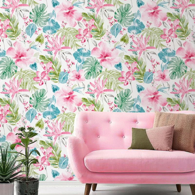 Colorful Large Pink Beige Flower Wallpaper Bedroom Decoration Fashion Non-woven Wall Paper For Tv Background Living Room
Colorful Large Pink Beige Flower Wallpaper Bedroom Decoration Fashion Non-woven Wall Paper For Tv Background Living Room