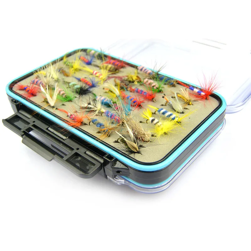 64pcs Fly Fishing Lures Kit Fly Hook Set Fly Bait with Transparent Waterproof Fly Box Pesca Fishing Accessories Drop Shipping
64pcs Fly Fishing Lures Kit Fly Hook Set Fly Bait with Transparent Waterproof Fly Box Pesca Fishing Accessories Drop Shipping